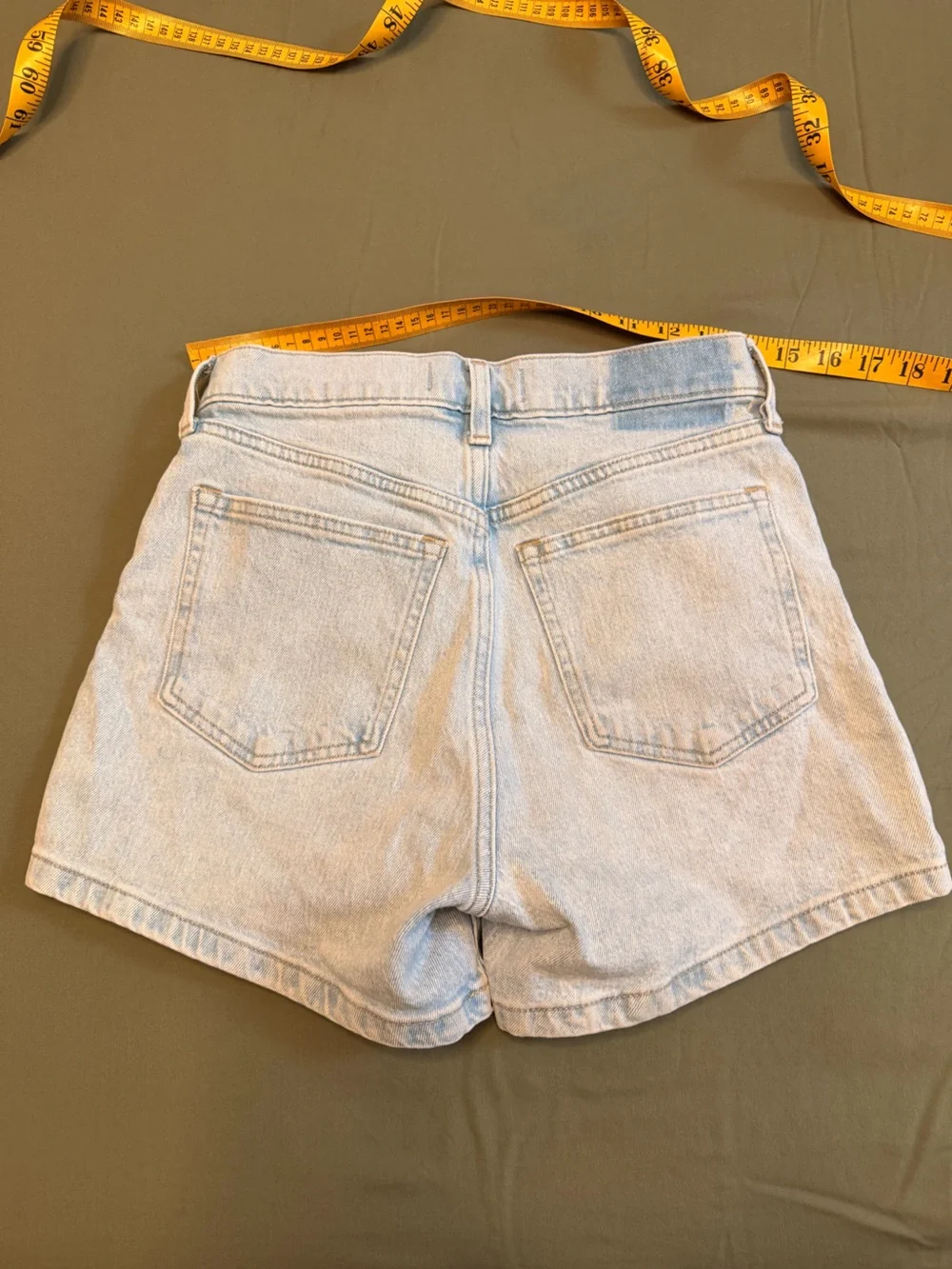 Abercrombie & Fitch Light Wash Denim Shorts